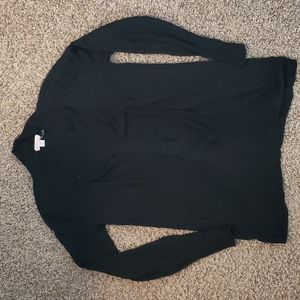 Women's black cardigan